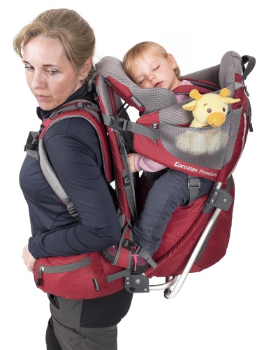 Turistický nosič Corazon PREMIUM červený