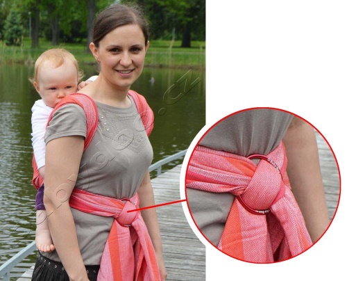 Kroužky na Ring Sling- pár