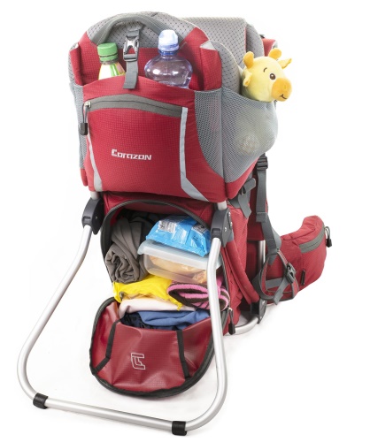 Turistický nosič Corazon PREMIUM červený